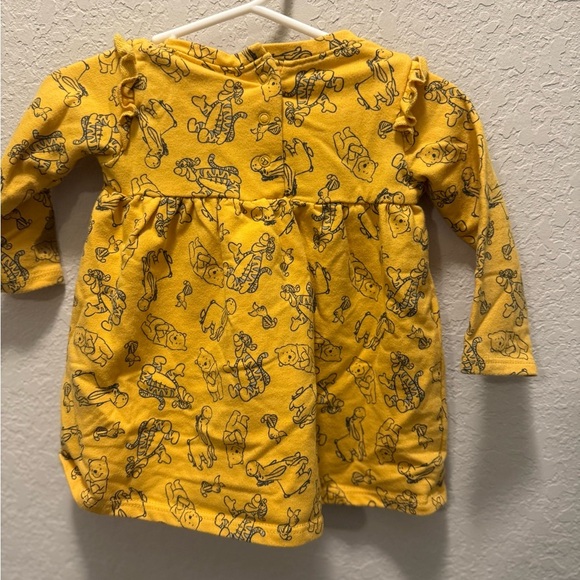 Winne The Pooh Yellow Baby Dress Size 3/6M - Picture 4 of 5